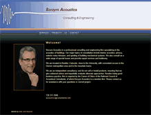 Tablet Screenshot of borzymacoustics.com